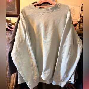 Lululemon Men’s French Terry Mint Crewneck Sweatshirt